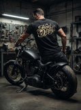 Premium T-Shirt "Skullscript" Schwarz Unisex