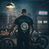 Premium T-Shirt "Big Spoke" Schwarz Unisex