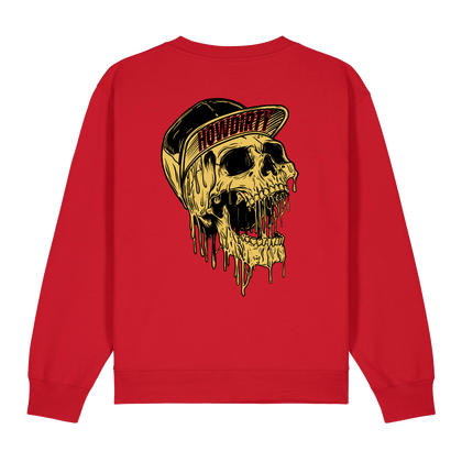 Crewneck "Skull Gold" Rot