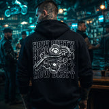 Hoodie Men "Turbo" Schwarz