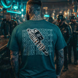 Premium T-Shirt "Shock" Türkis Unisex