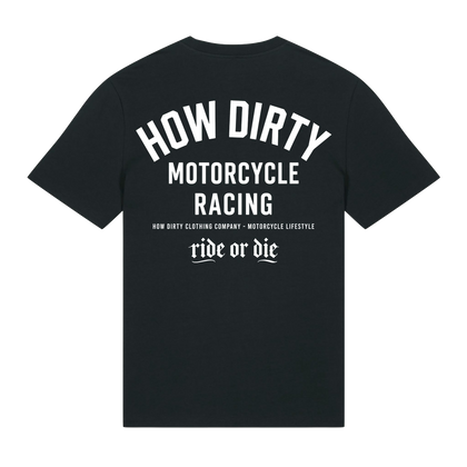 Premium T-Shirt "Ride or Die" Schwarz Unisex