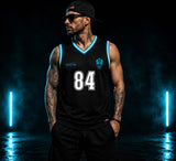 Jersey Basketball Schwarz Unisex