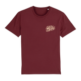 Premium T-Shirt "Skullscript" Bordeaux Unisex