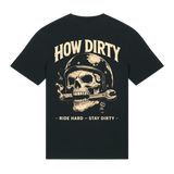 Premium T-Shirt "Smoking Skull" Schwarz Unisex