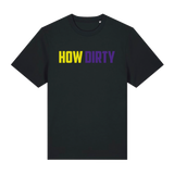 Premium T-Shirt "How Big" Schwarz Unisex