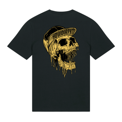 Premium T-Shirt "Skull Gold" Schwarz Unisex