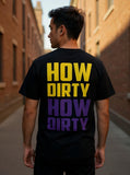 Premium T-Shirt "How Big" Schwarz Unisex