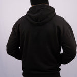 Hoodie Men "College look" Schwarz